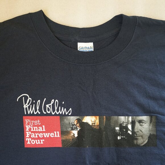 2004 Gildan Phil Collins First Final Farewell Tour Men's XXL T-Shirt RN# 93846 - Picture 5 of 14